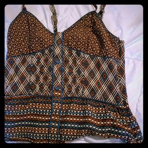 Boho chic tank top